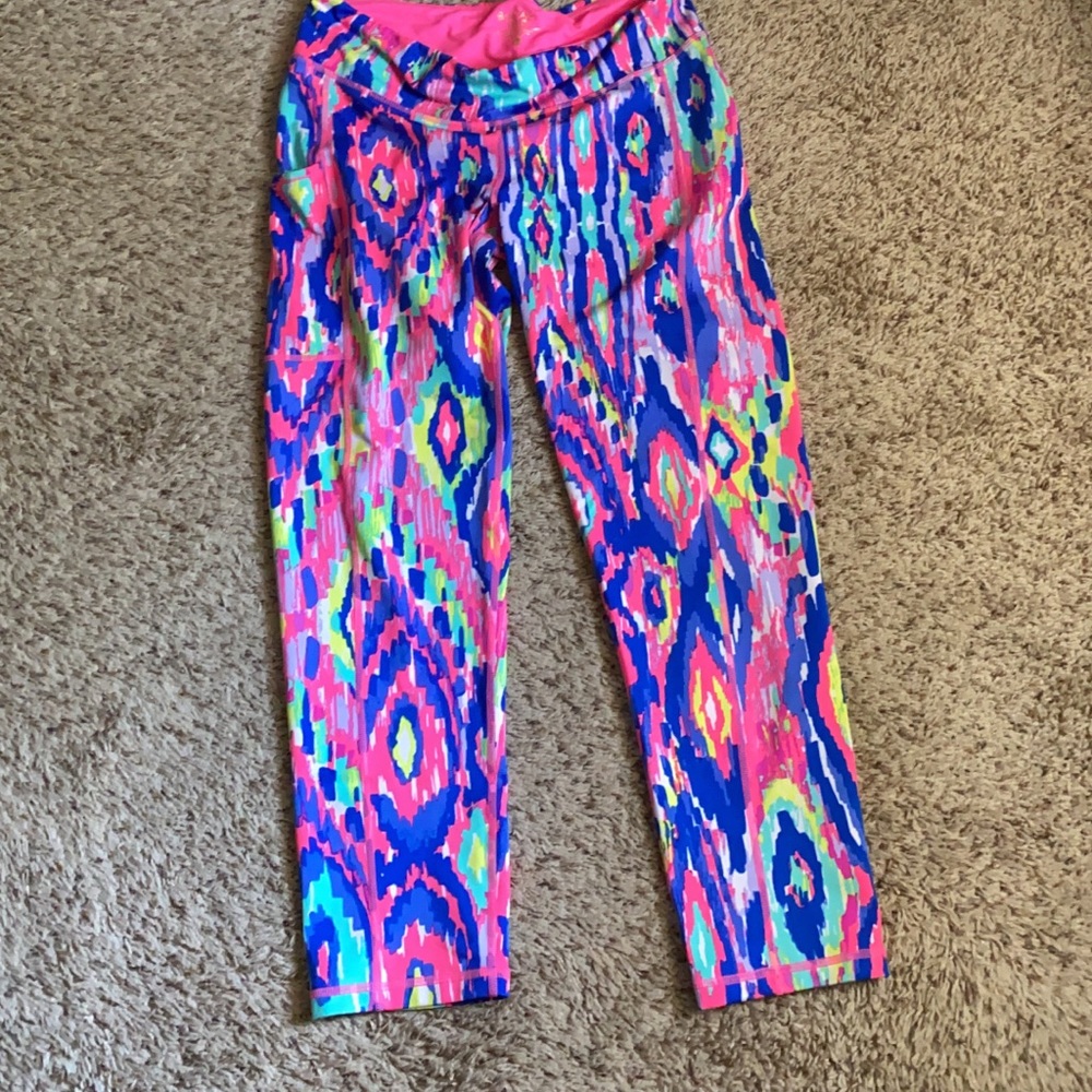 Lilly pulitzer workout Capri pants